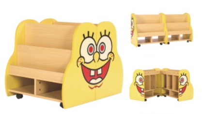 中国最受欢迎的儿童书架木制小木屋家具蒙特梭利材料