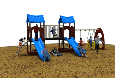 新产品便携式学校花园儿童玩具大型滑梯设备儿童户外游乐场